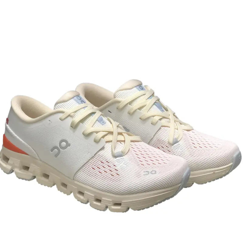 On Cloud X 4 Women's White/Orange