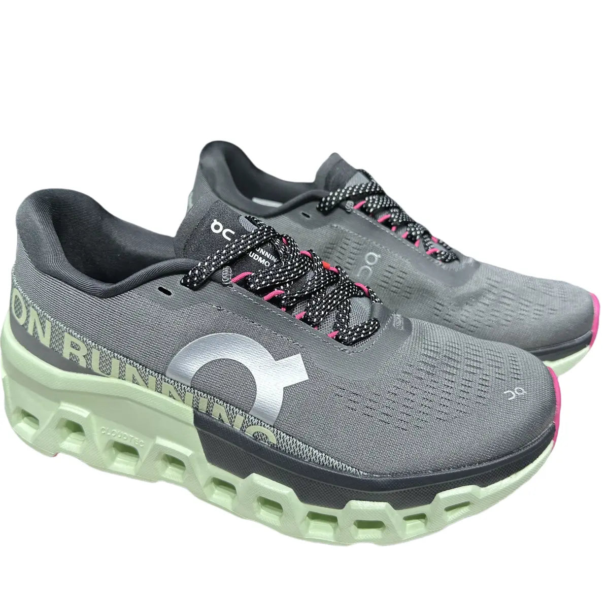 On Cloudmonster 2 Women's Almond/Lima Bean Green