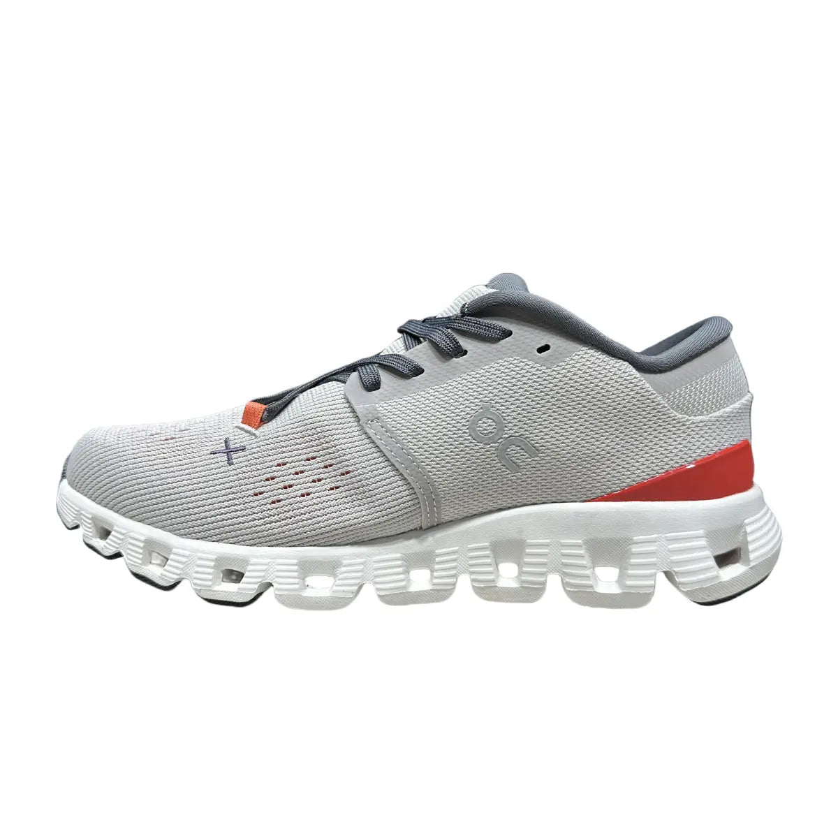 On Cloud X 4 Women's Silver/Coral Red