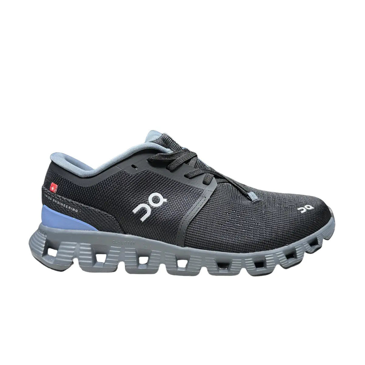 On Cloud X 4 Men's Black/Light Gray Blue