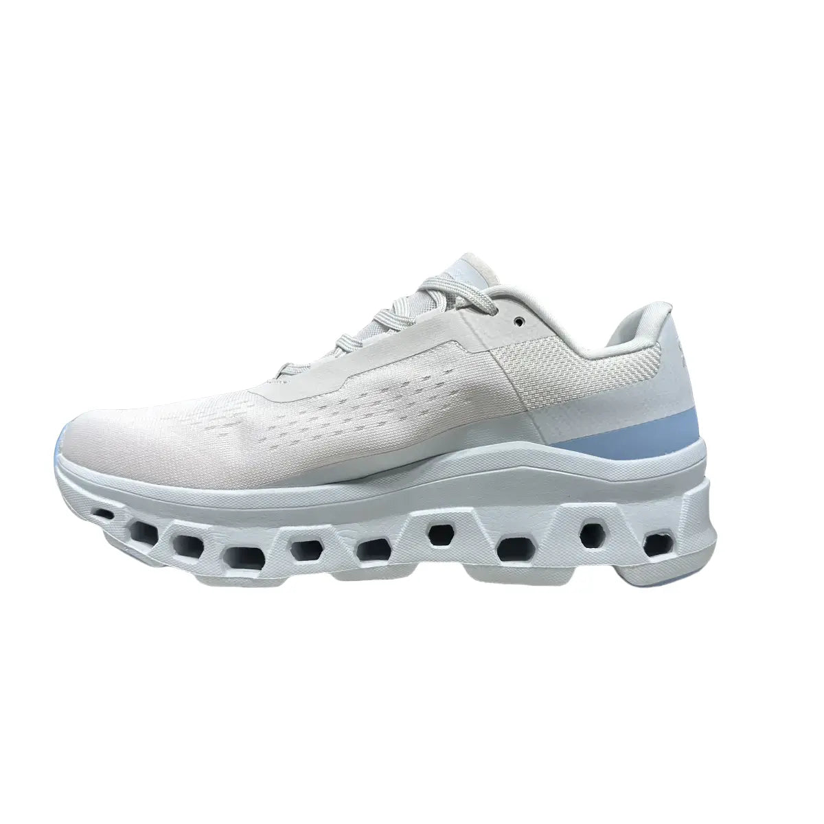 On Cloudmonster Men's White/Light Blue