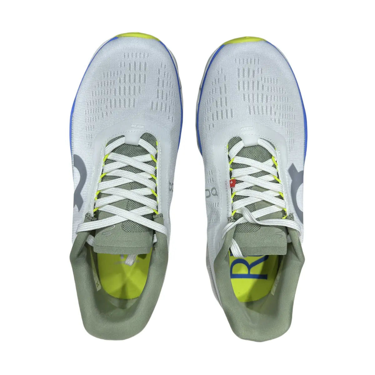 On Cloudmonster 2 Men's White/Cyan Blue