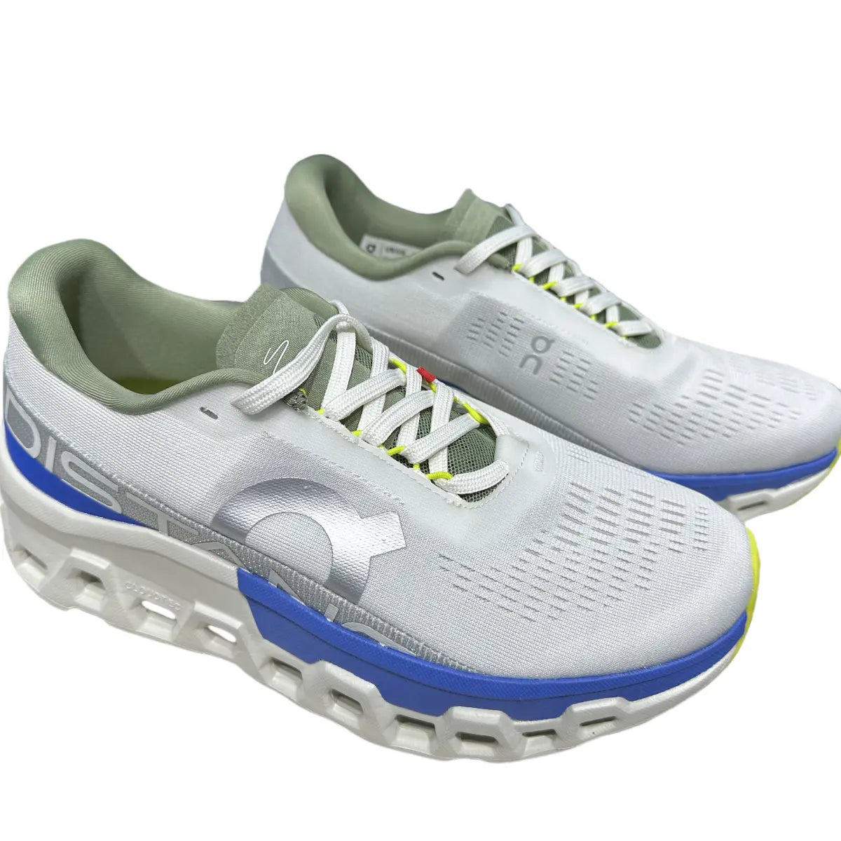 On Cloudmonster 2 Men's White/Cyan Blue