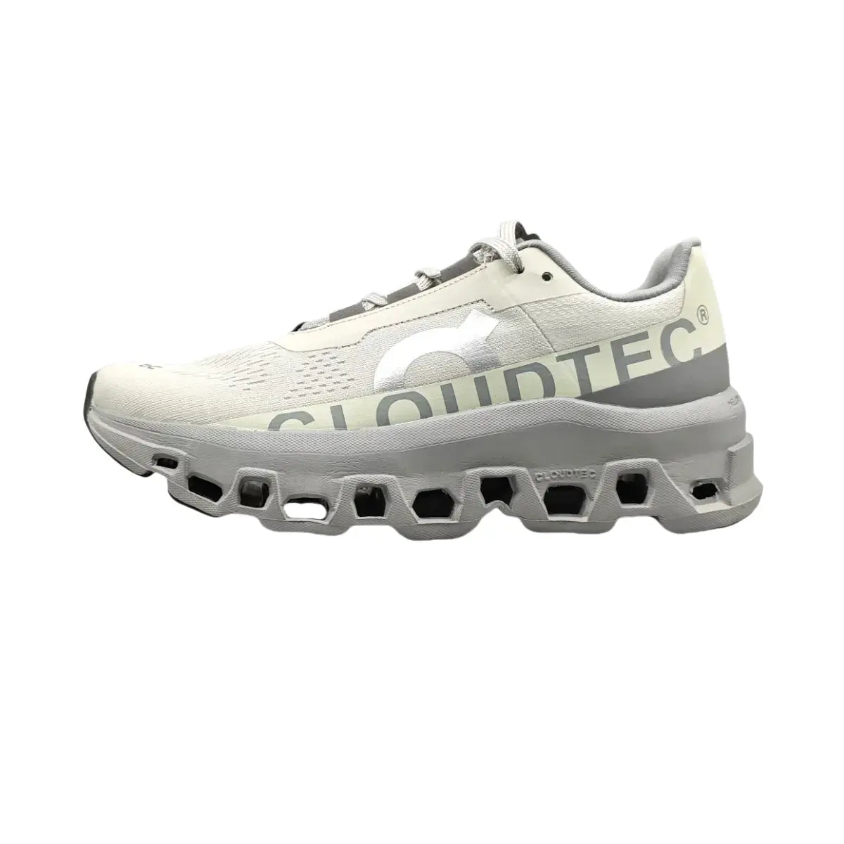 On Cloudmonster Women's Ice White/Alloy Gray