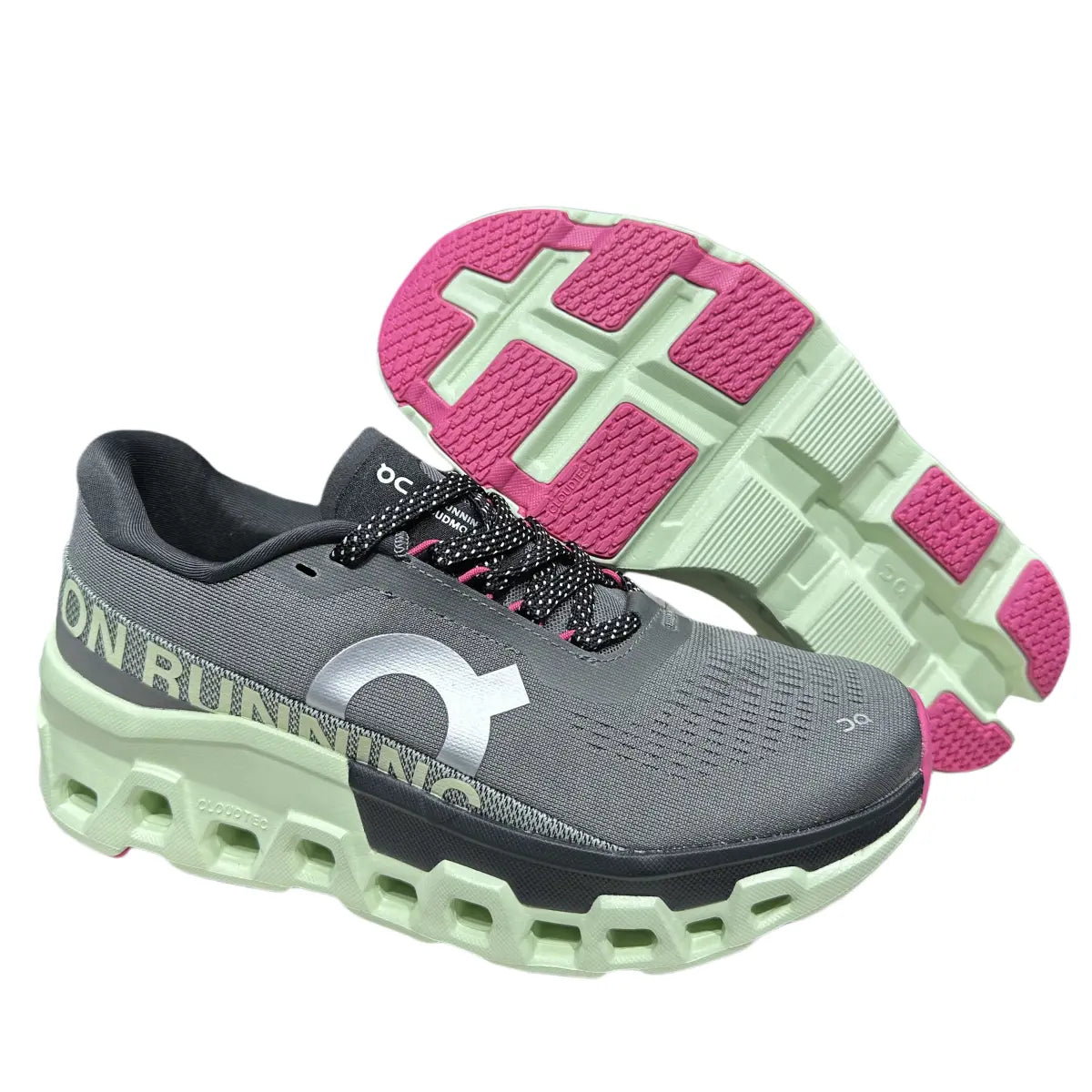 On Cloudmonster 2 Women's Almond/Lima Bean Green
