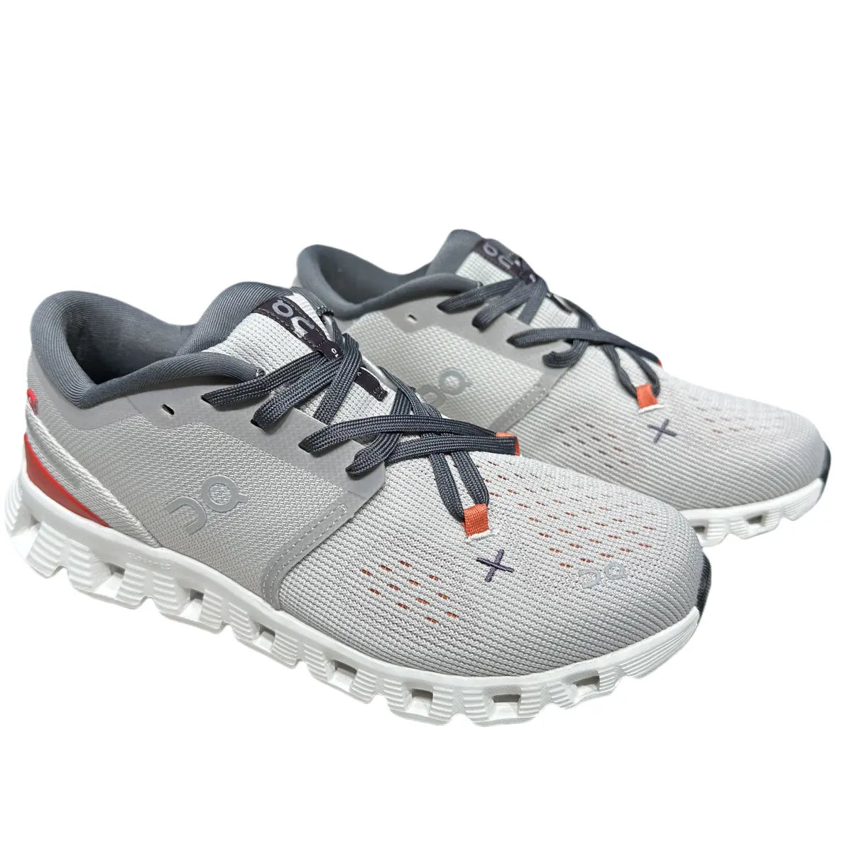 On Cloud X 4 Women's Silver/Coral Red