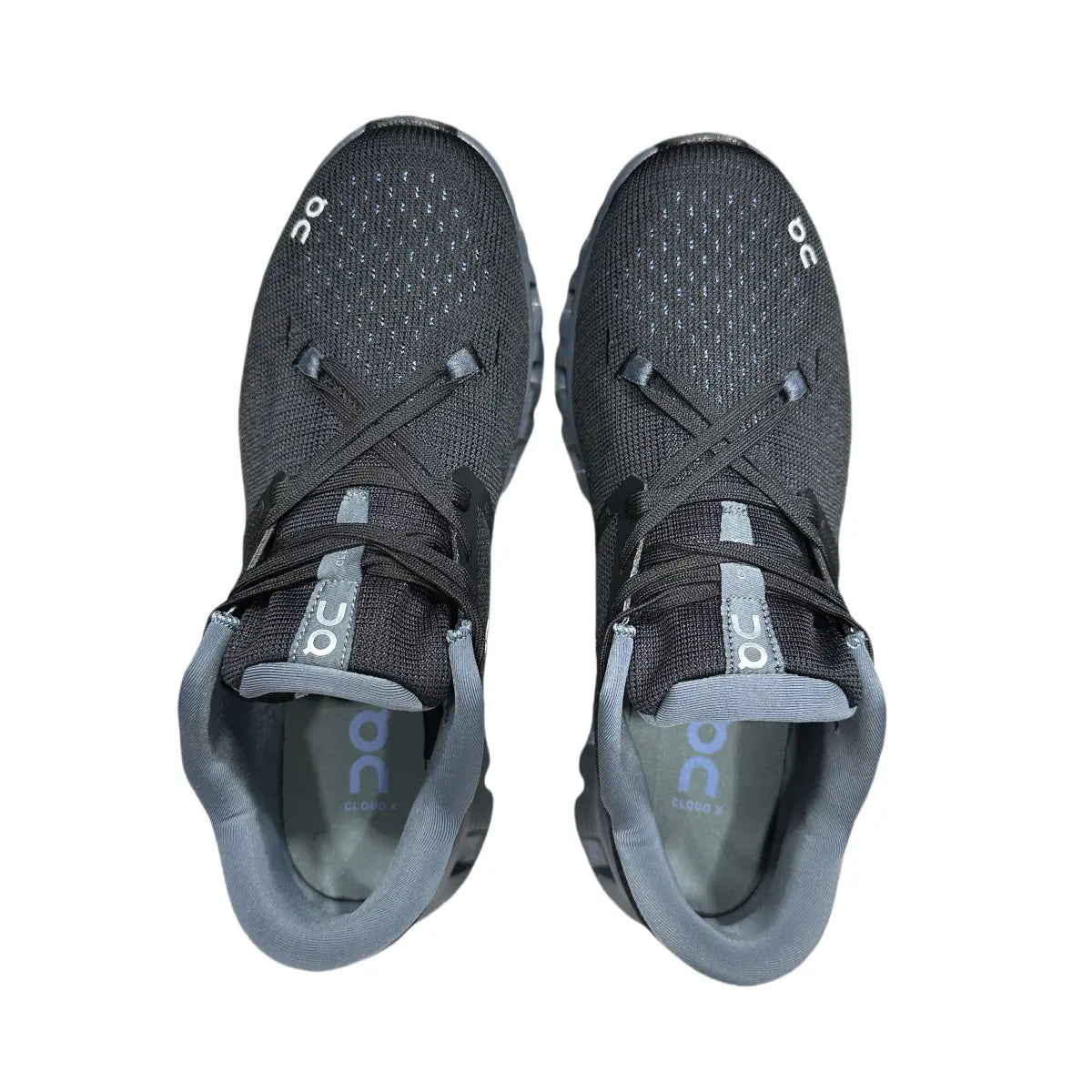 On Cloud X 4 Men's Black/Light Gray Blue