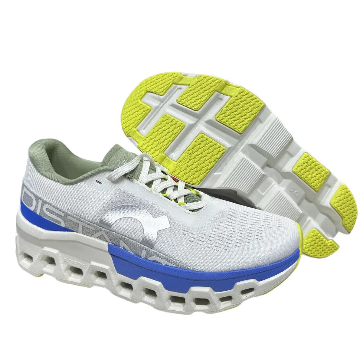On Cloudmonster 2 Men's White/Cyan Blue