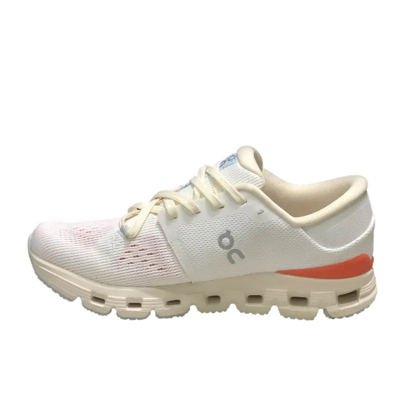 On Cloud X 4 Women's White/Orange