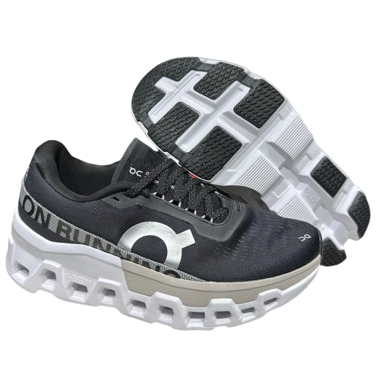 On Cloudmonster 2 Men's Black/Mist White
