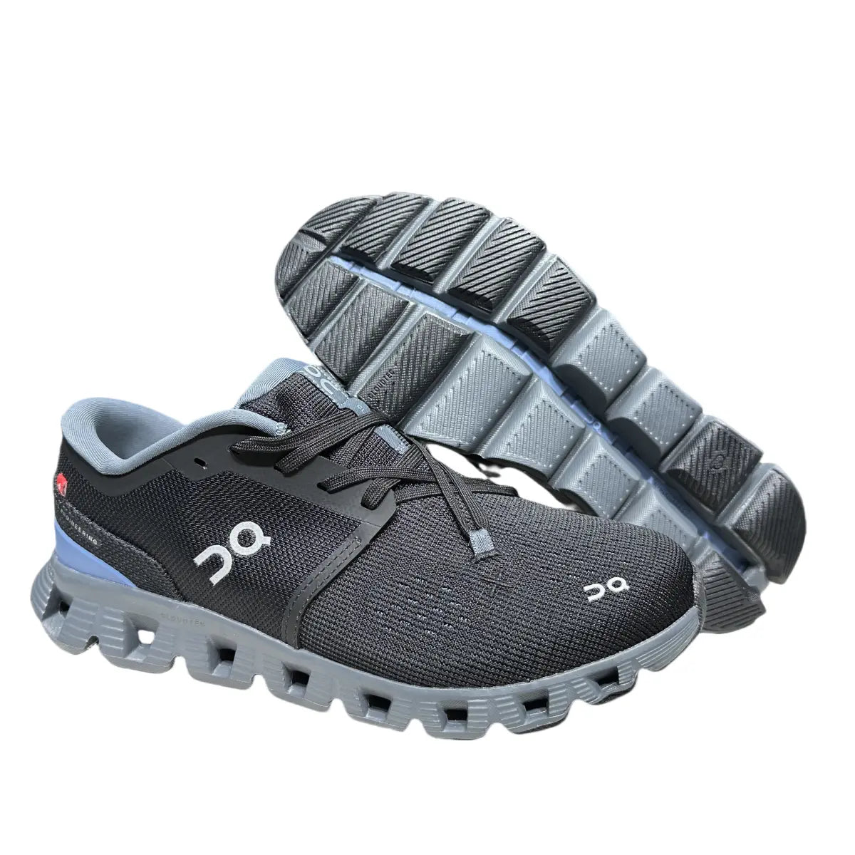 On Cloud X 4 Men's Black/Light Gray Blue