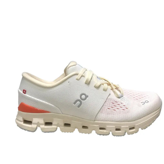 On Cloud X 4  Women's White/Orange
