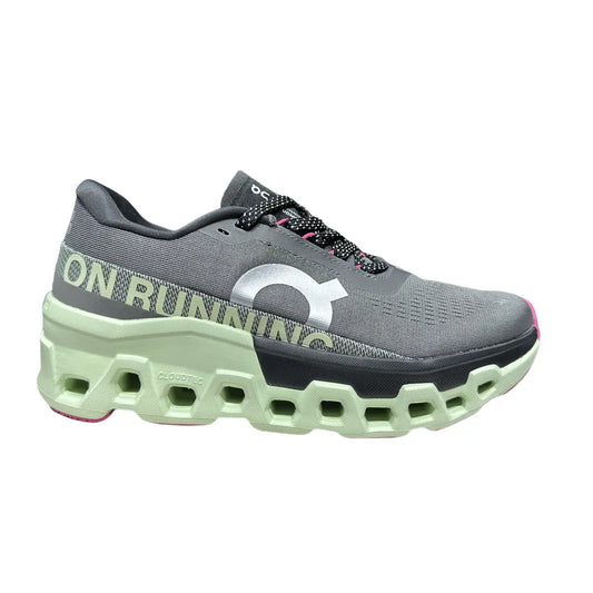 On Cloudmonster 2  Women's Almond/Lima Bean Green