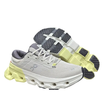 On  Cloudflyer 5  Women's Pearl White/Grass Yellow