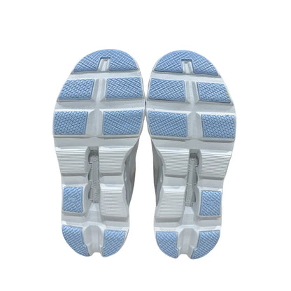 On Cloudmonster  Men's White/Light Blue