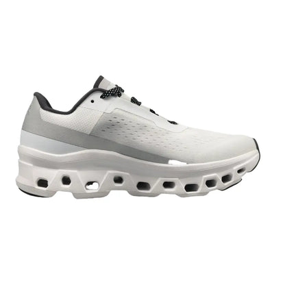 On Cloudmonster  Men's Silver White