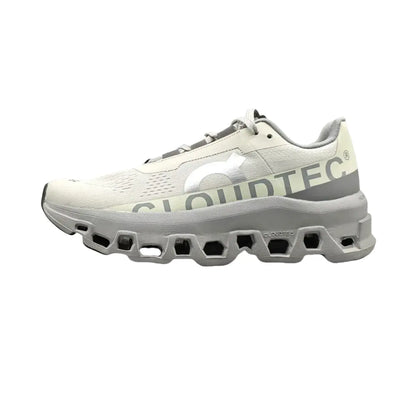 On Cloudmonster  Men's Ice White/Alloy Gray