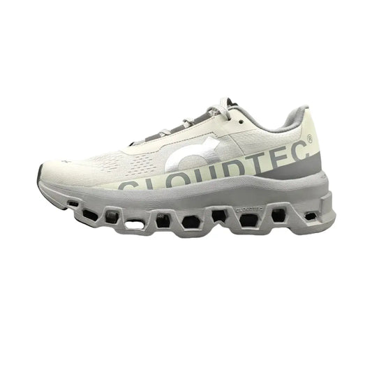 On Cloudmonster  Men's Ice White/Alloy Gray
