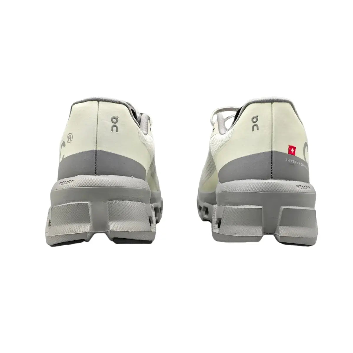 On Cloudmonster  Men's Ice White/Alloy Gray