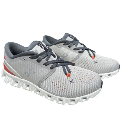 On Cloud X 4  Women's Silver/Coral Red