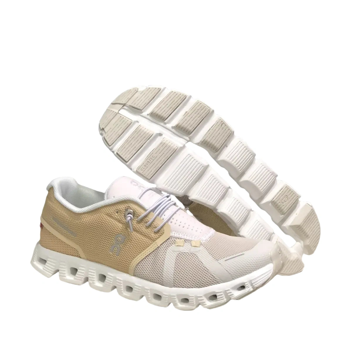 On Cloud 5  Women's Khaki White